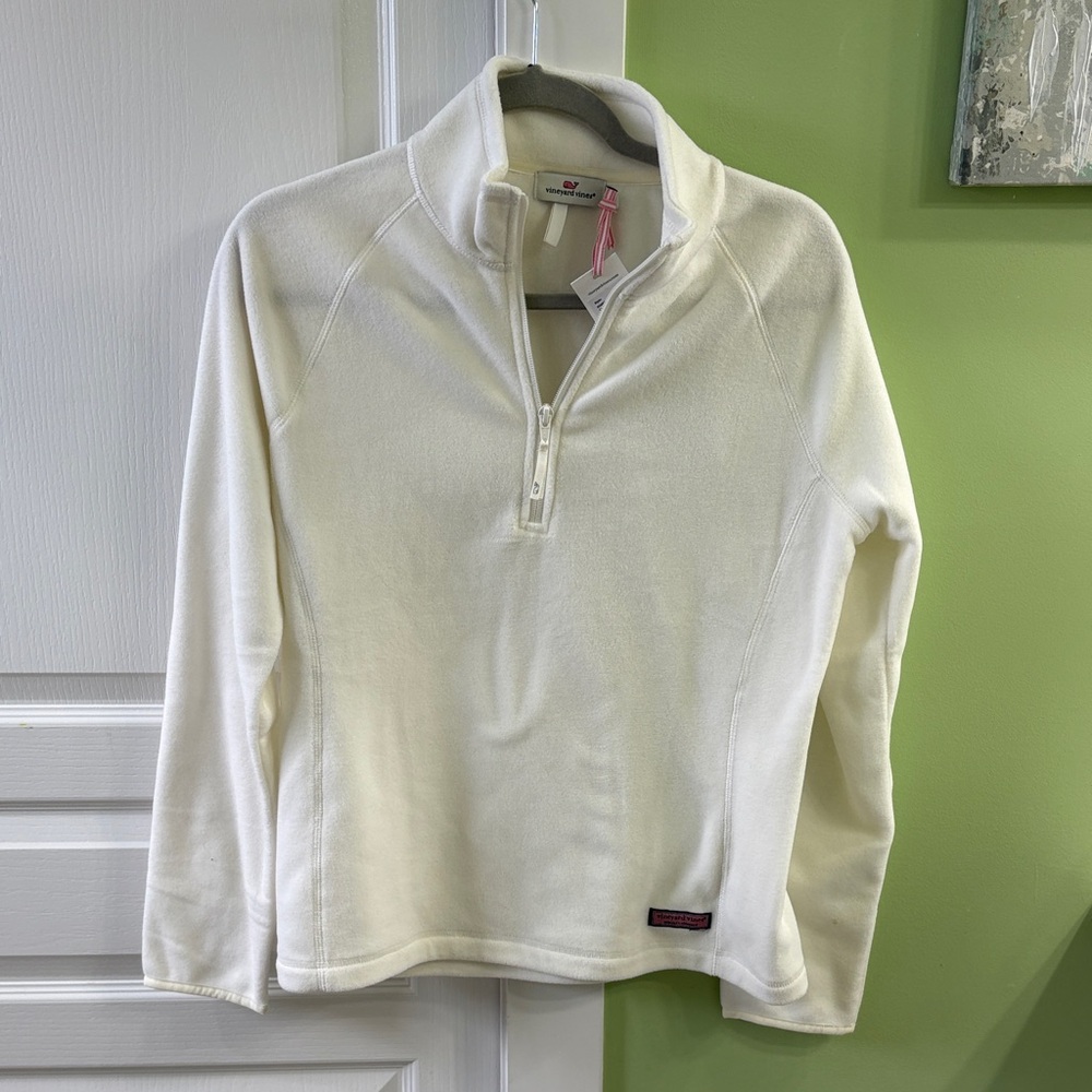 Vineyard Vines Marshmallow Fleece Quarter-Zip